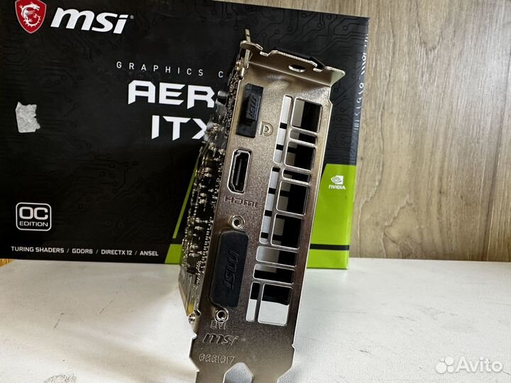 Видеокарта GTX 1660 Super MSI Aero гарантия