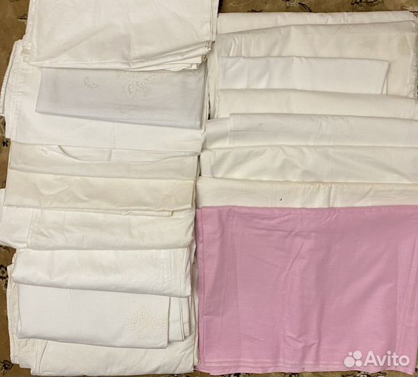 Постельное белье.Полотенце,ткань времен СССР