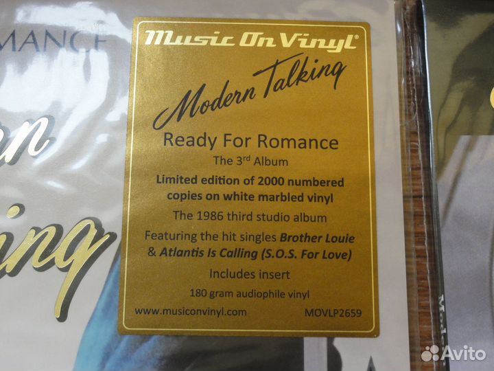 Винил Modern Talking - Ready For Romance, NEW