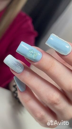 Наращивание ногтей/ покрытие гель лак