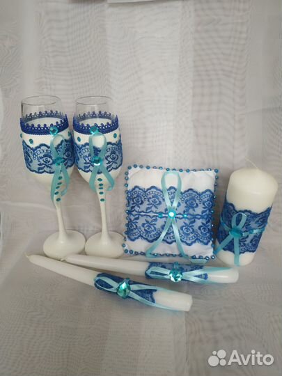 Аксессуары для свадьбы, наборы из 4 предметов