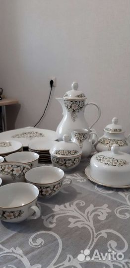 Чайно кофейный сервиз гдр