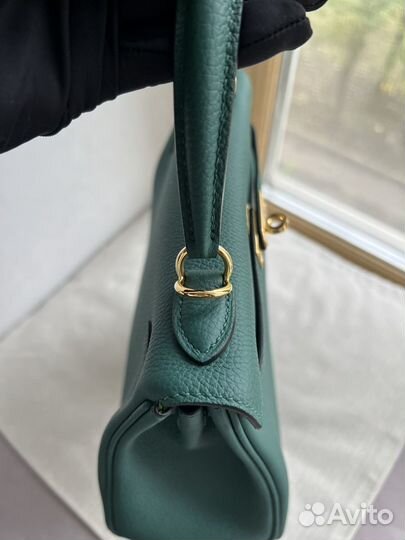 Сумка Hermes kelly 25 togo green