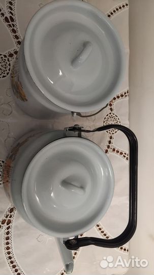 Чайник эмалированный СССР