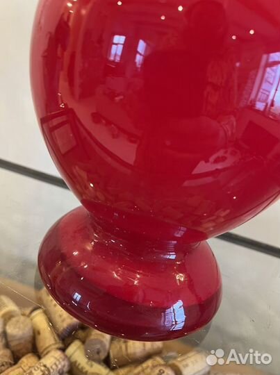 Антикварная лампа цветное стекло. Италия, 60-е