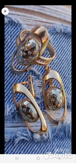 Золотые кольца (585) 18 размер