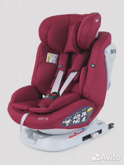 Автокресло Rant Nitro Isofix 0-36 кг Red