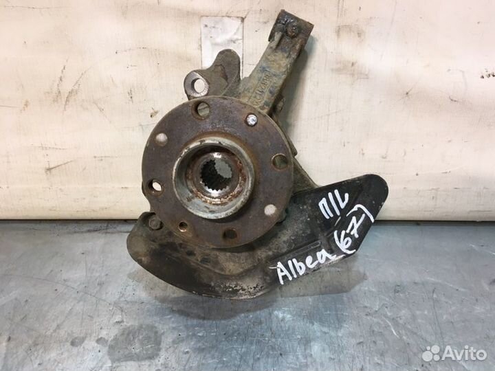 Кулак поворотный ступица в сборе передний левый