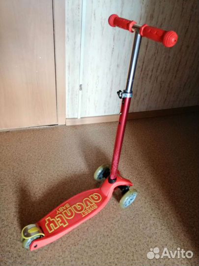 Самокат Scooter светящийся