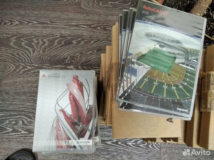 Коробки лицензии Autocad, 3dMAX, Archcad