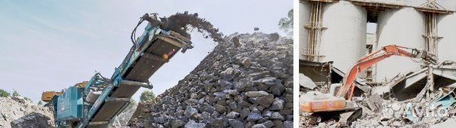 Щебень вторичный