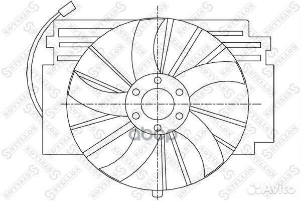 29-99365-SX вентилятор охлаждения BMW E53 3.0i
