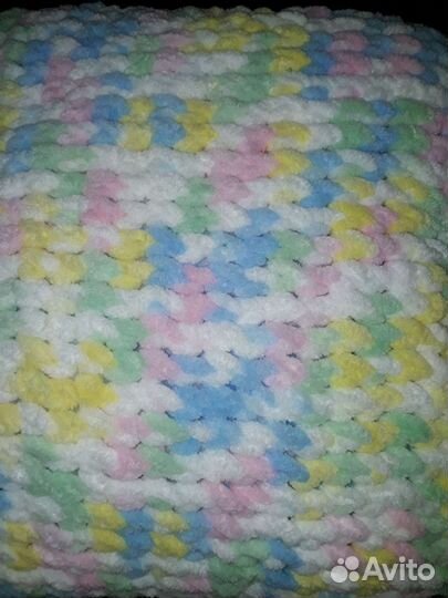 Плед детский вязаный ручная работа