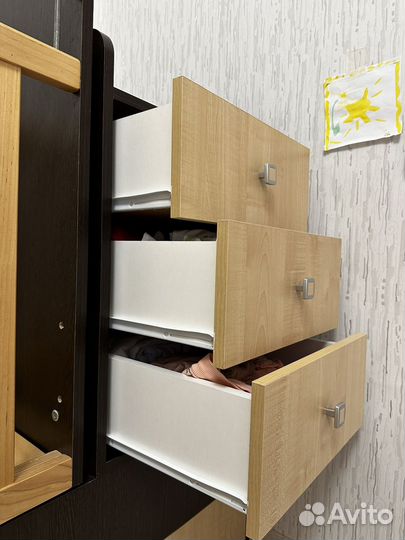 Детская кроватка Фея 1100 венге беж