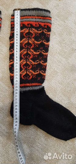 Гольфы, гетры, носки вязаные шерсть+ангорка