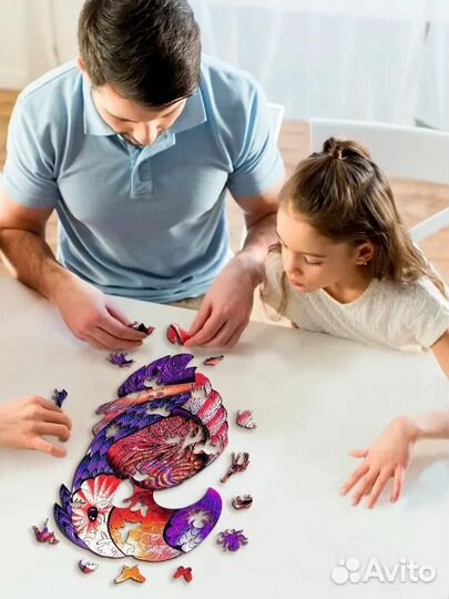 Деревянный пазл Радужный тукан (S/95) (Chapa), дет