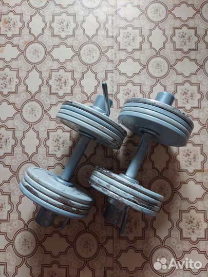 Гантели разборные 9кг,10кг,25кг