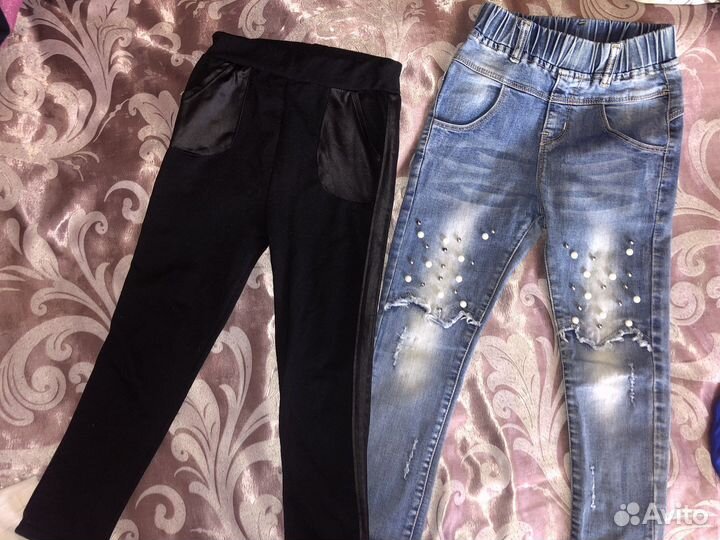 Вещи на девочку 4/5 лет пакетом