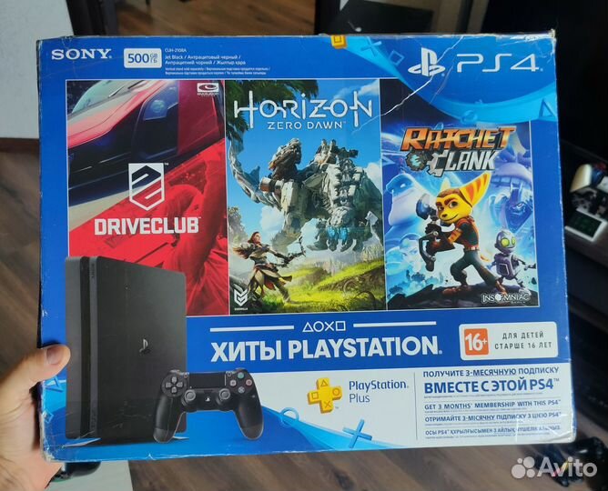 Прошитая Sony PS4, Slim, 11.00, 30+игр