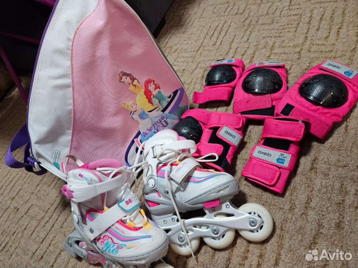 Роликовые коньки детские раздвижные