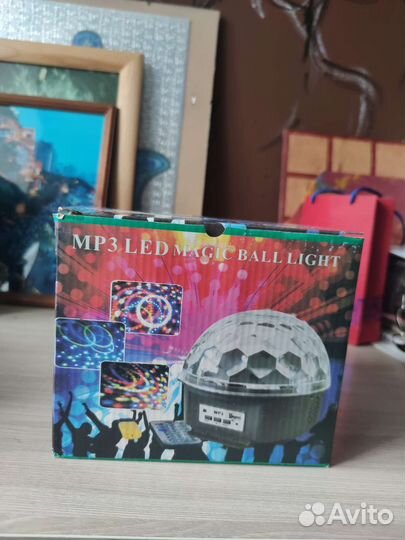 Светодиодный диско-шар с MP3 Плеером