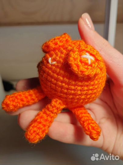 Вязаные игрушки лягушечка