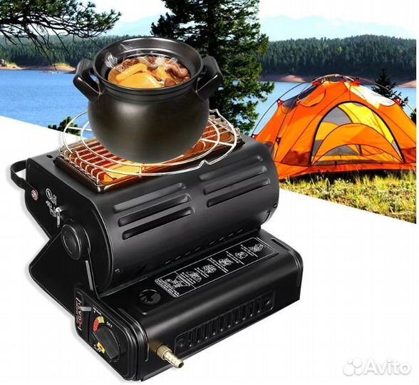 Обогреватель-плита газовый портативный