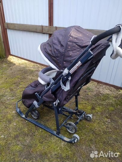 Санки коляска ника 7-1 Б