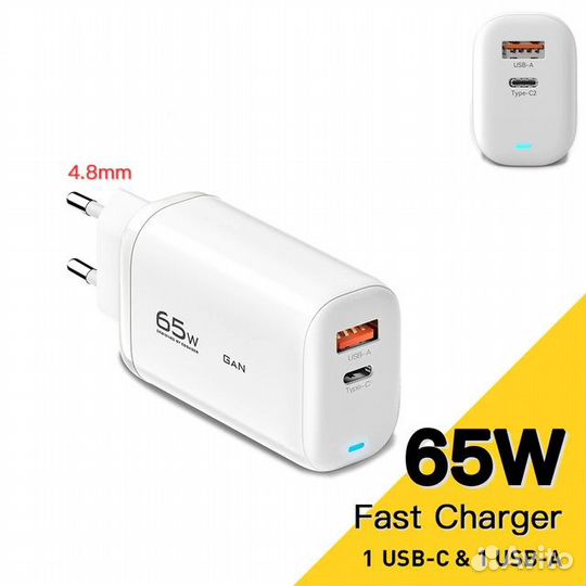 Зарядное устройство Essager GaN 65W