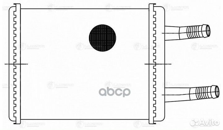 Радиатор отопителя LRh0305 luzar