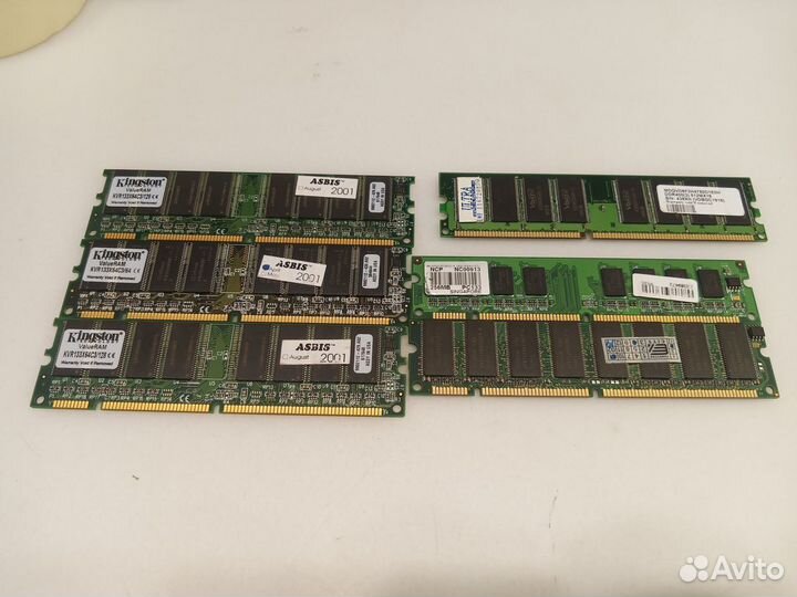 Старая память SDram, DDR, DDR2