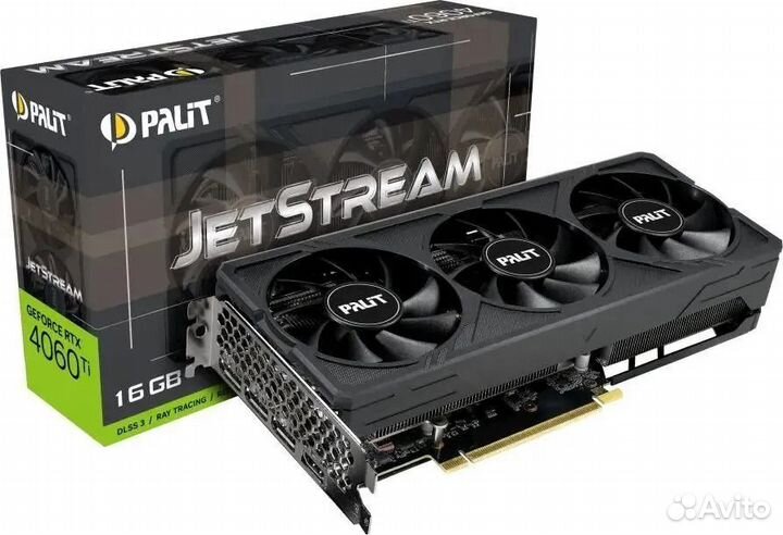 Видеокарта Palit nvidia GeForce RTX 4060TI 16гб
