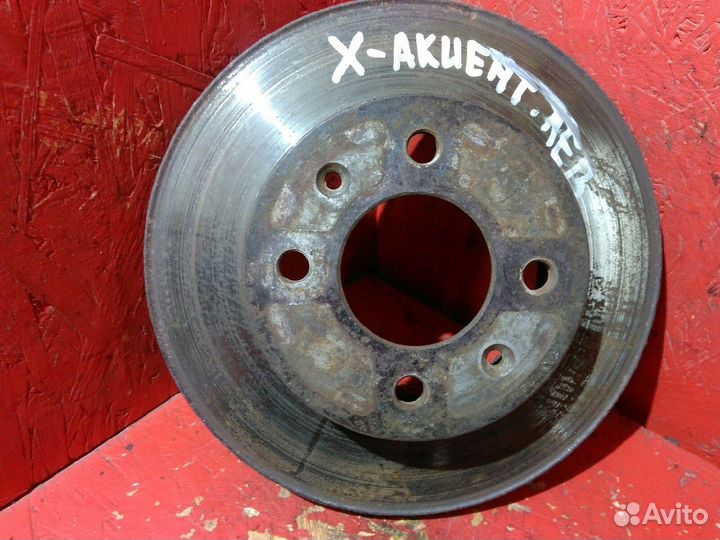 Диск тормозной передний Хендай Акцент