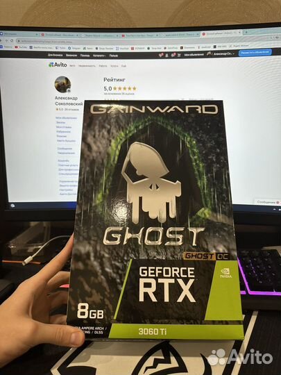 Видеокарта RTX 3060 TI ghost
