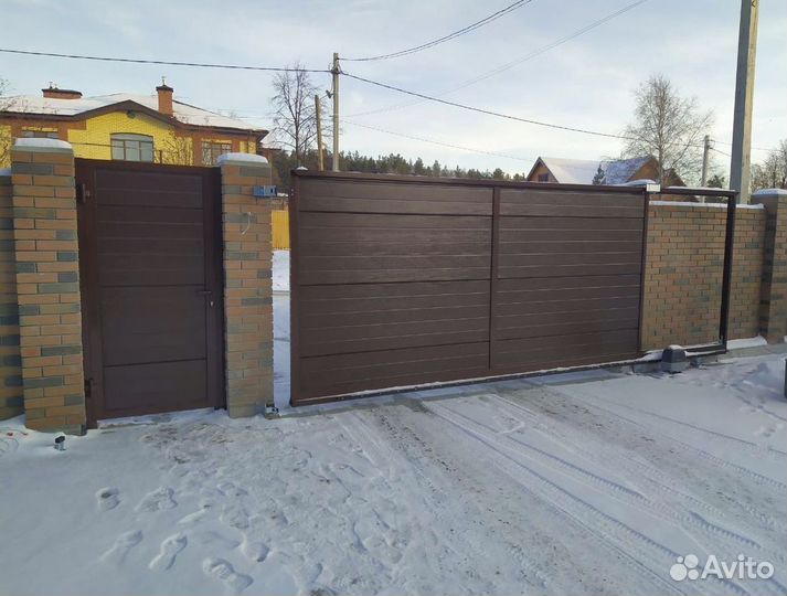 Откатные ворота в наличии