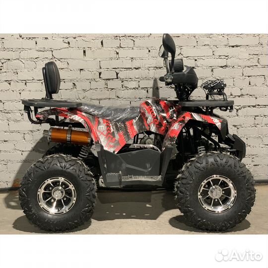 Квадроцикл Bison 125 Hunter LD (красный)