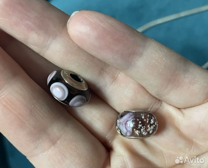 Pandora колье кольца шармы