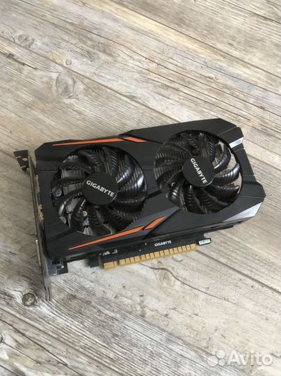 Видеокарта gtx 1050ti 4gb gigabyte