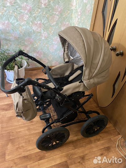 Коляска 2 в 1 эко кожа