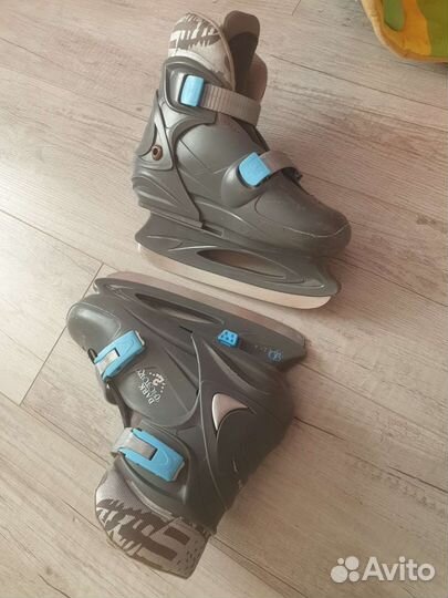 Коньки детские раздвижные 33-36 размер