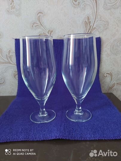 Бокалы Курвуазье (2шт), Люминарк (2шт)