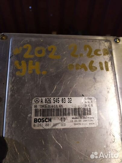 Блок управления двигателем Mercedes эбу