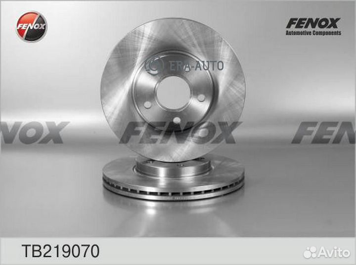 Fenox TB219070 Диск тормозной Ford Transit Connect