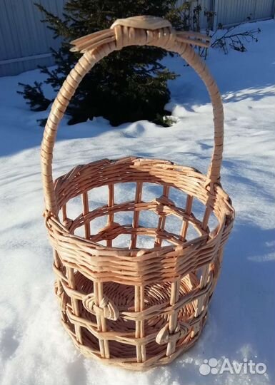 Корзина плетеная