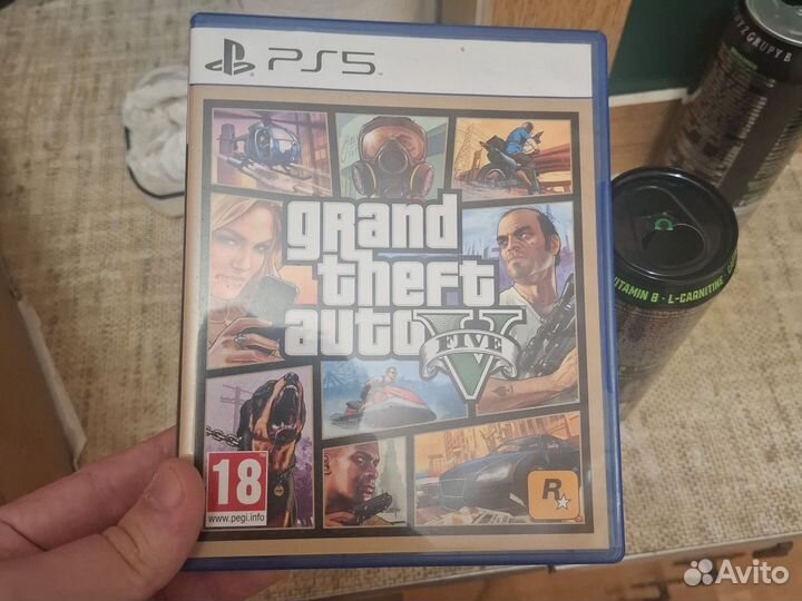 Диск с пс5 гта 5