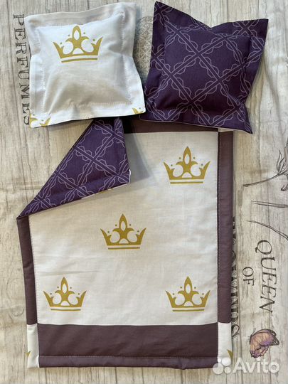 Белье постельное кукольное