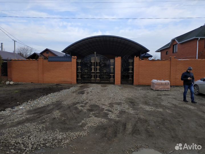 Распашные, откатные кованые ворота