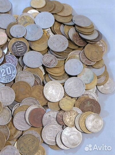 Монеты ранние советы 428 шт