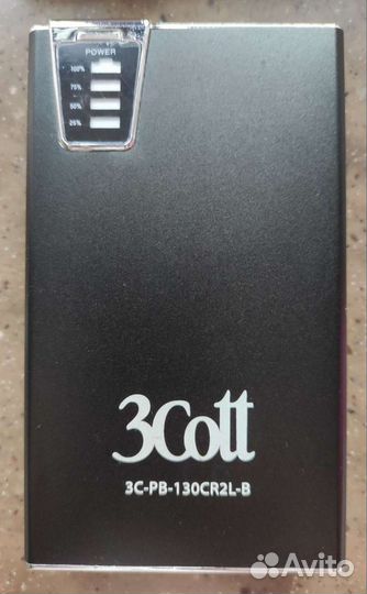 Портативный аккумулятор 3Cott 3C-PB-130CR2L-B