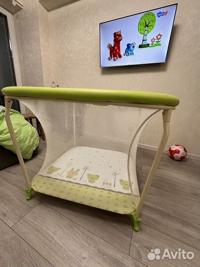 Детский манеж б/у складной